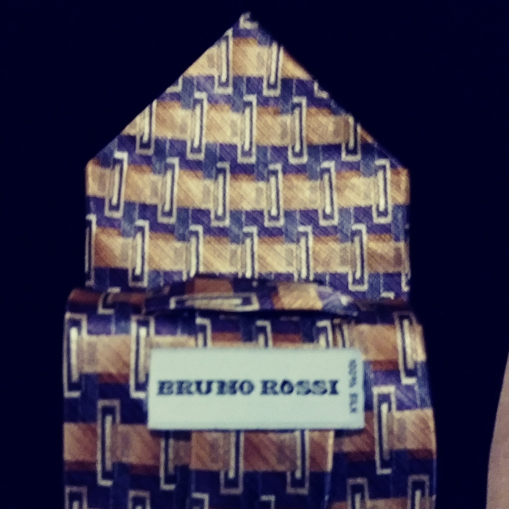 BRUNO ROSSI SILK MENS TIE